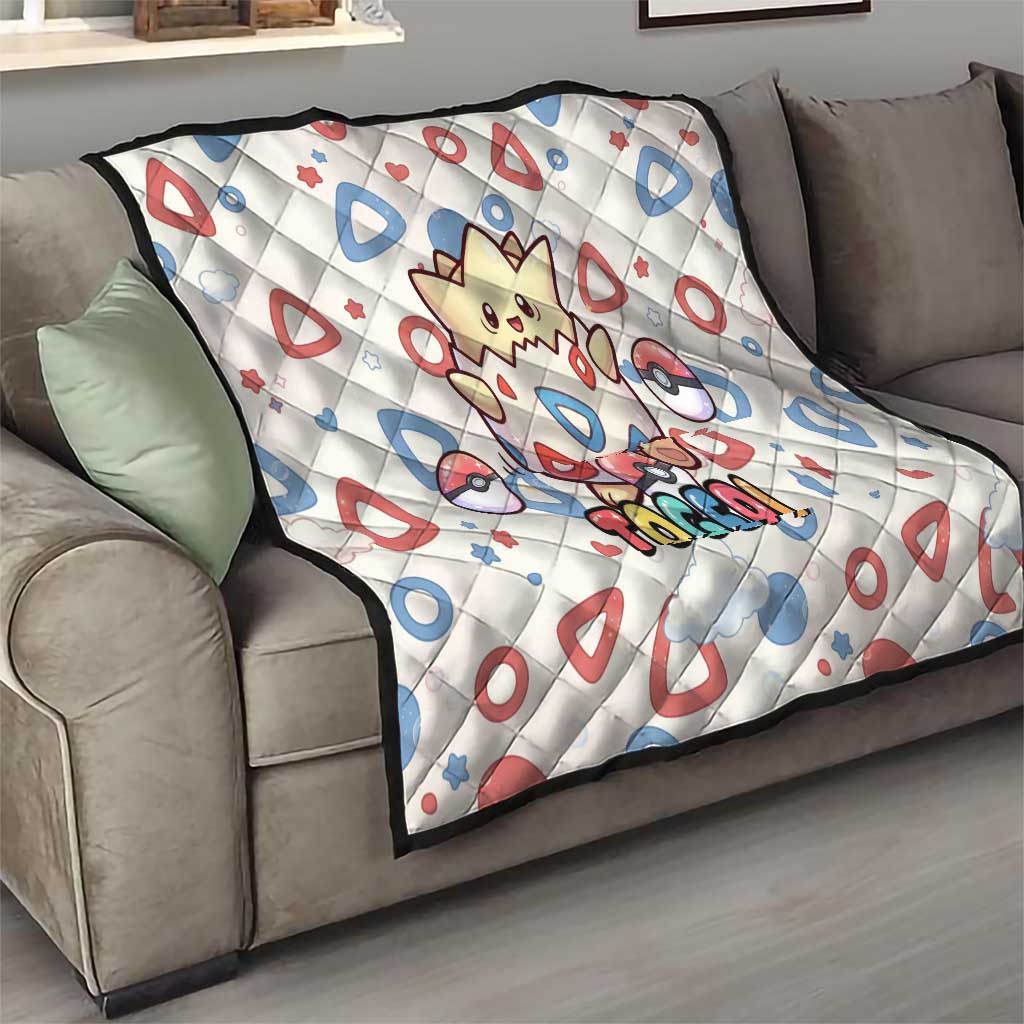 Togepi Quilt Joyful Eggshell Whimsy Art