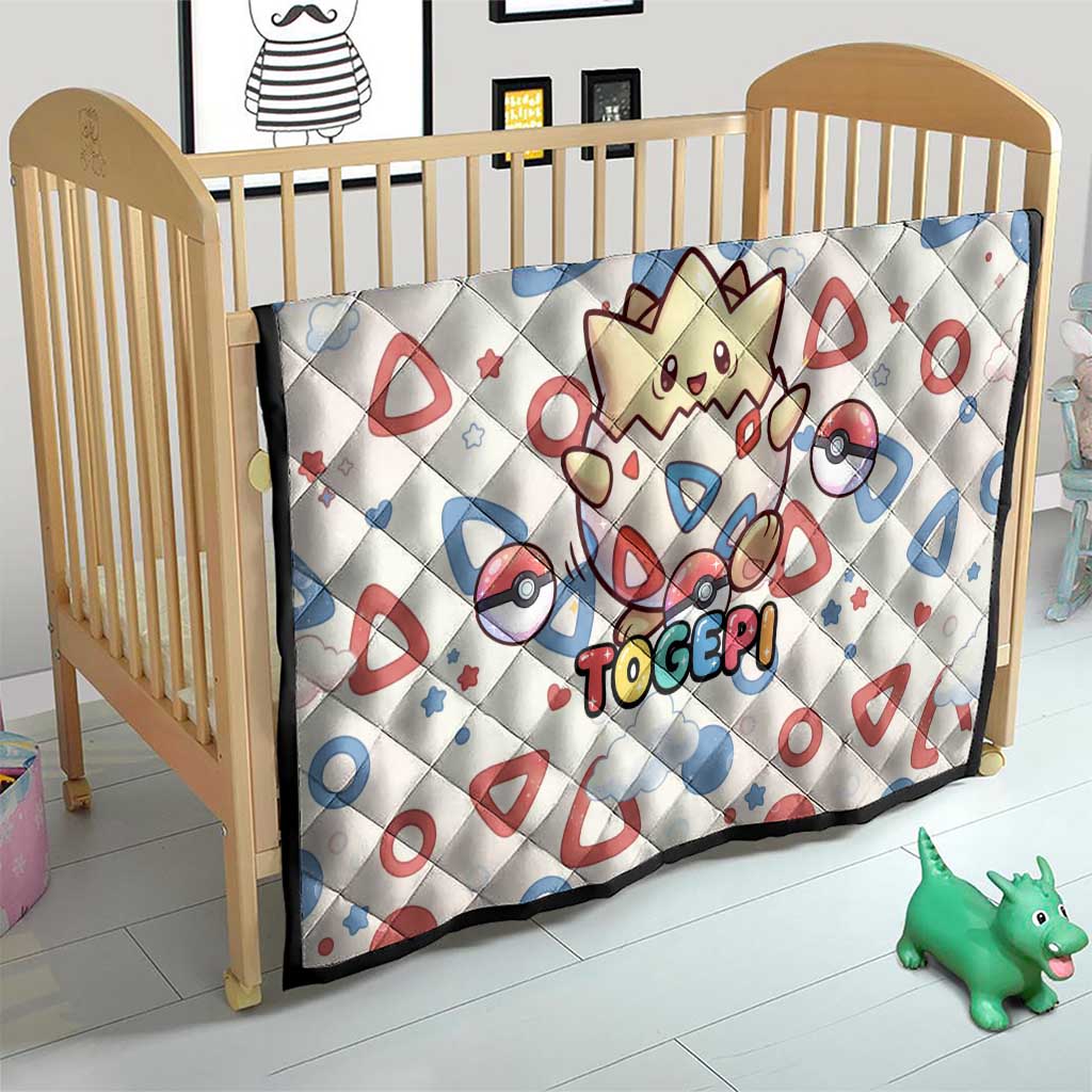 Togepi Quilt Joyful Eggshell Whimsy Art