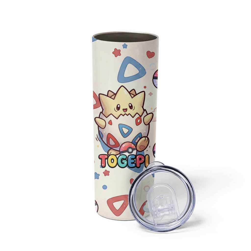 Togepi Skinny Tumbler Joyful Eggshell Whimsy Art
