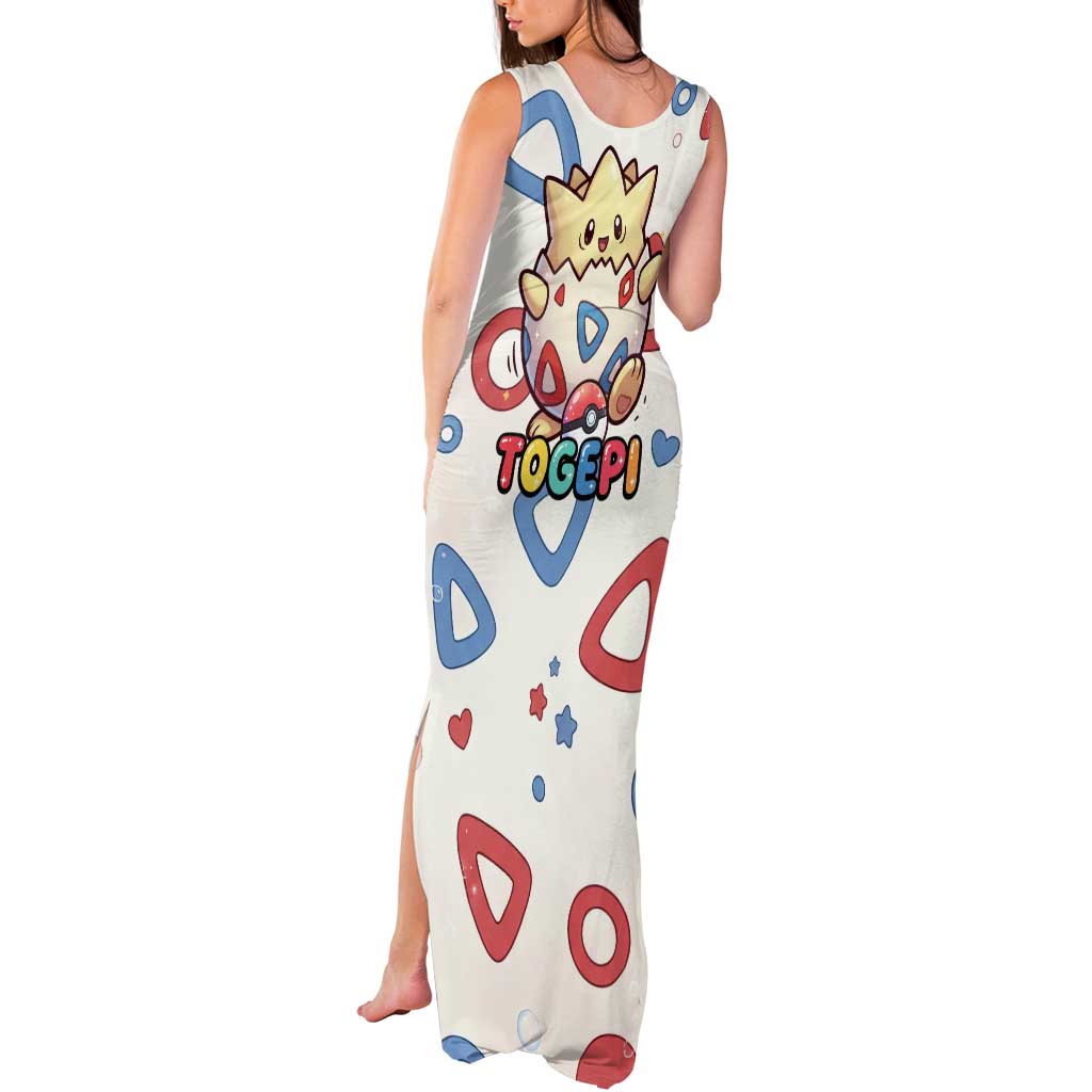 Togepi Tank Maxi Dress Joyful Eggshell Whimsy Art