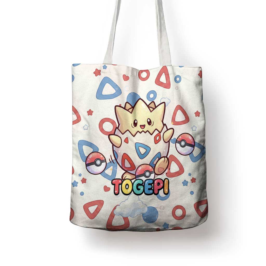 Togepi Tote Bag Joyful Eggshell Whimsy Art