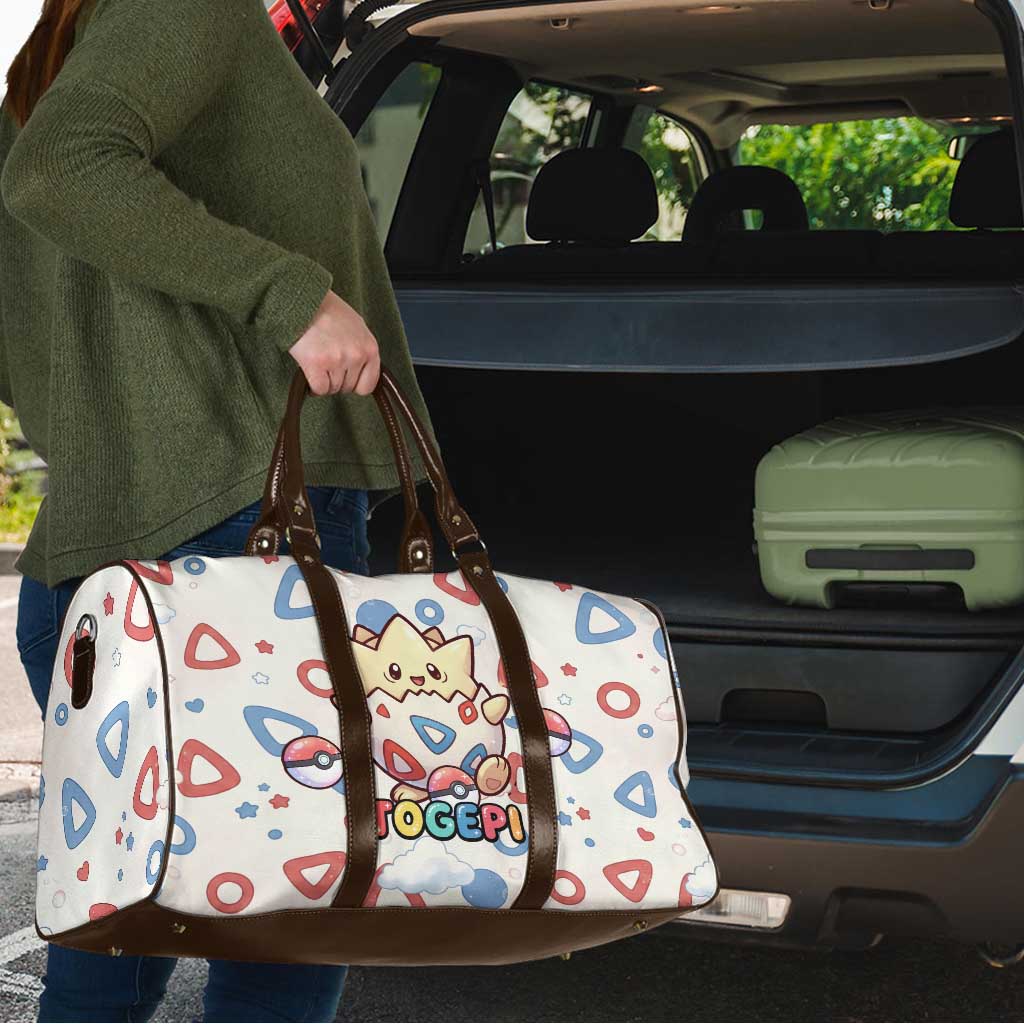 Togepi Travel Bag Joyful Eggshell Whimsy Art