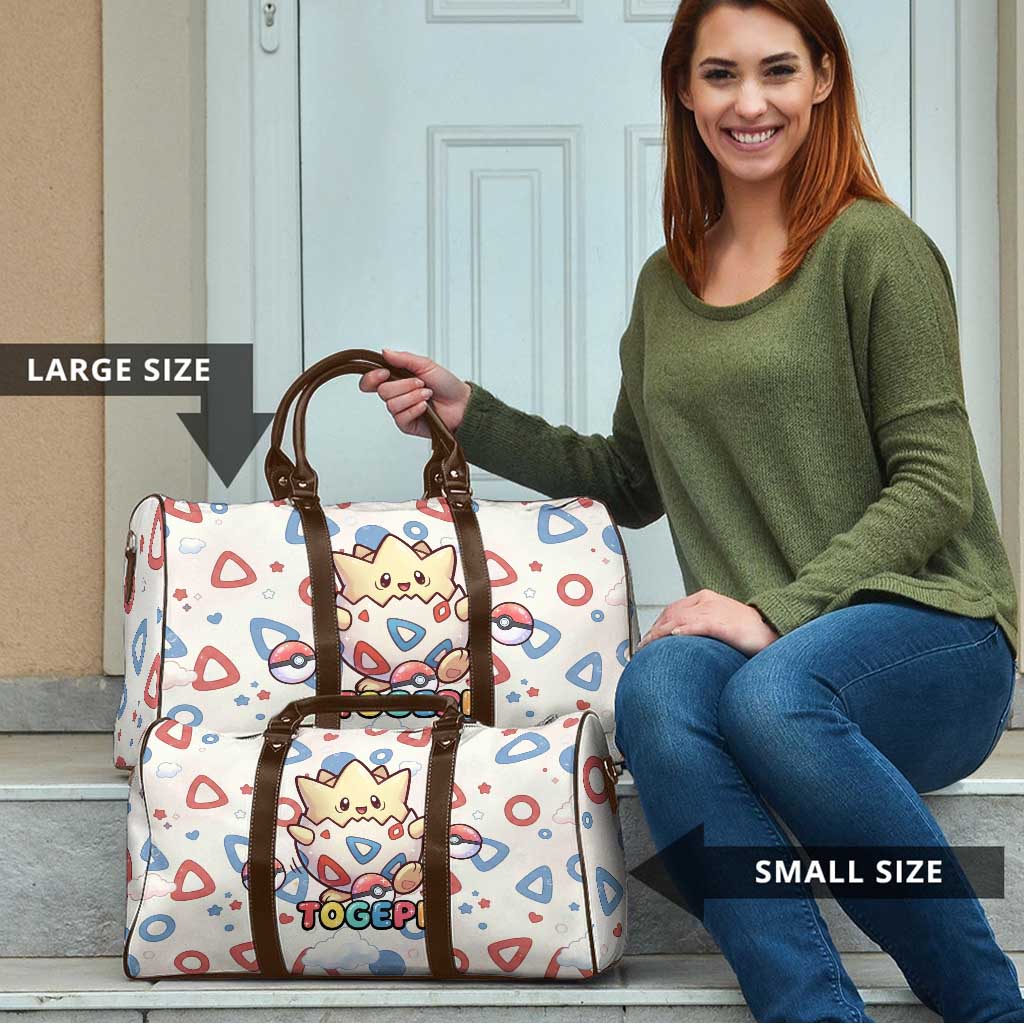 Togepi Travel Bag Joyful Eggshell Whimsy Art