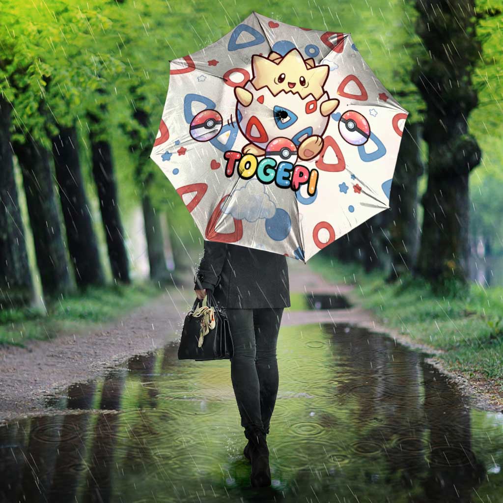 Togepi Umbrella Joyful Eggshell Whimsy Art