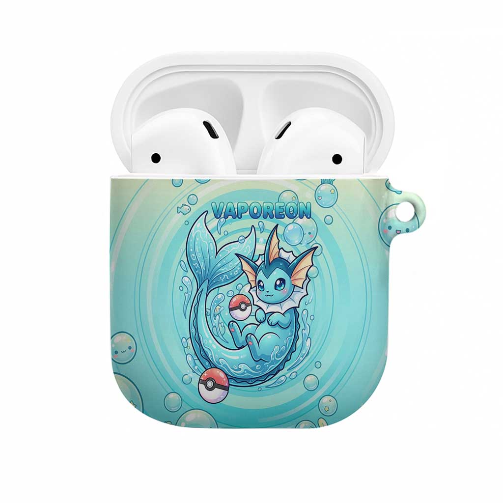 Vaporeon AirPods Case Dreamy Ocean Bubble Fantasy Art