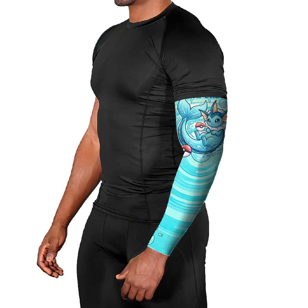 Vaporeon Arm Sleeves Dreamy Ocean Bubble Fantasy Art