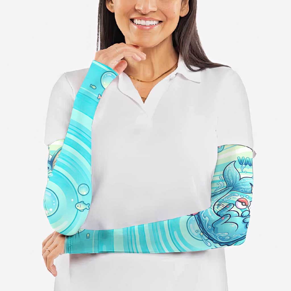 Vaporeon Arm Sleeves Dreamy Ocean Bubble Fantasy Art