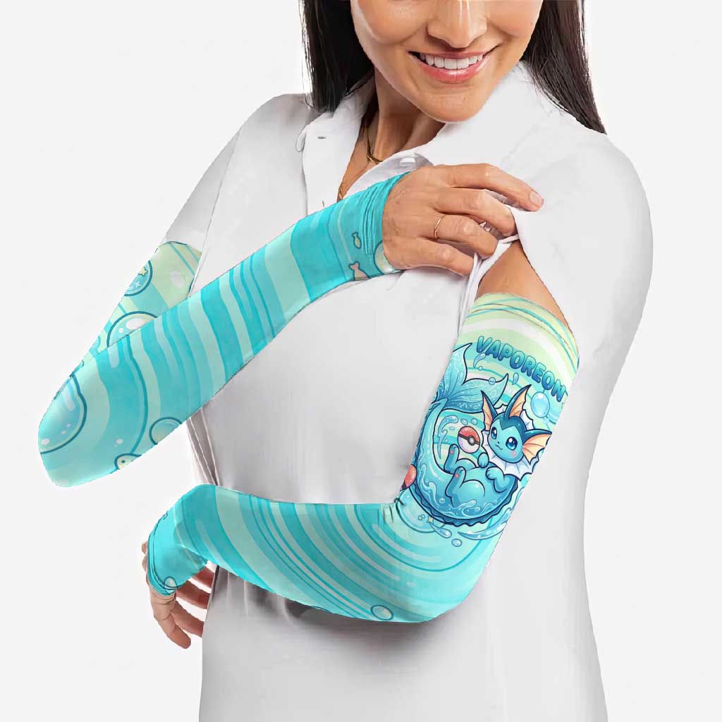 Vaporeon Arm Sleeves Dreamy Ocean Bubble Fantasy Art