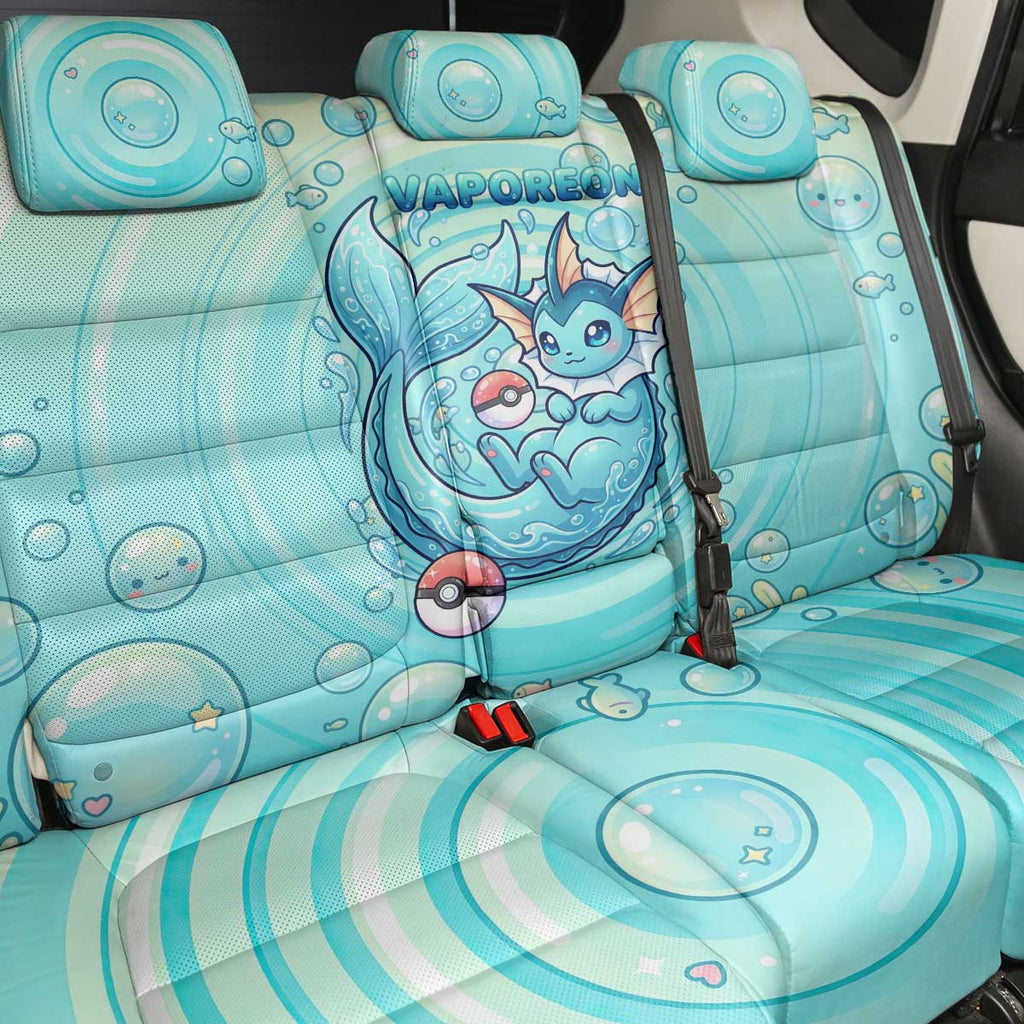 Vaporeon Back Car Seat Cover Dreamy Ocean Bubble Fantasy Art