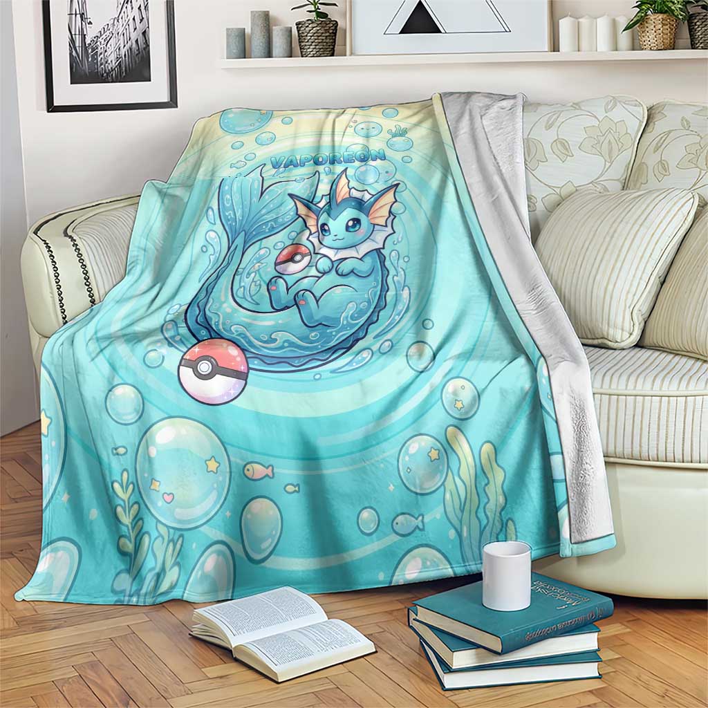 Vaporeon Blanket Dreamy Ocean Bubble Fantasy Art