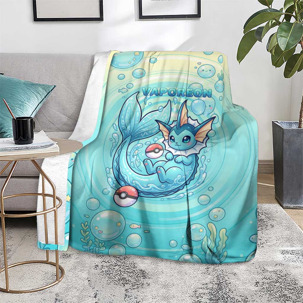 Vaporeon Blanket Dreamy Ocean Bubble Fantasy Art