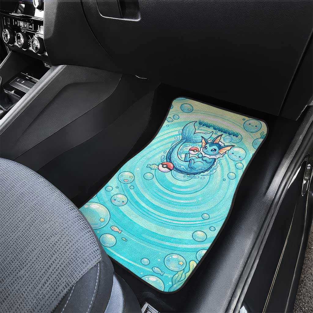 Vaporeon Car Mats Dreamy Ocean Bubble Fantasy Art