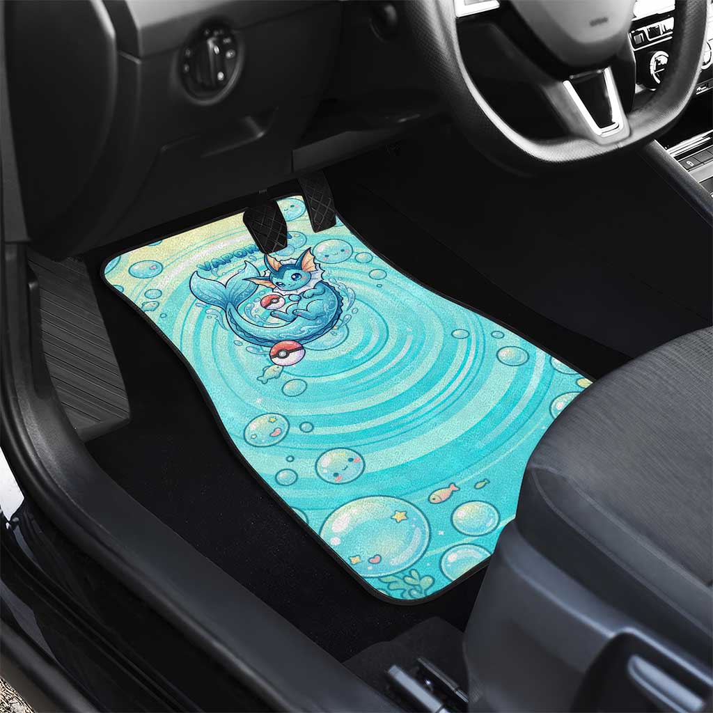 Vaporeon Car Mats Dreamy Ocean Bubble Fantasy Art