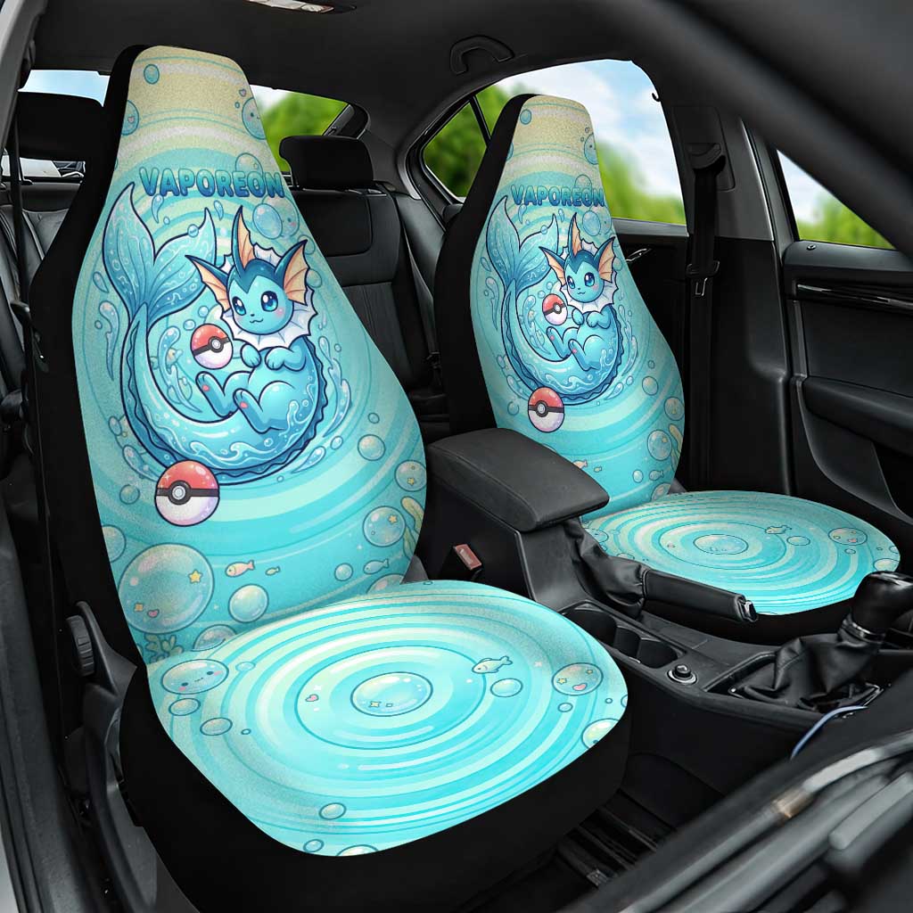 Vaporeon Car Seat Cover Dreamy Ocean Bubble Fantasy Art