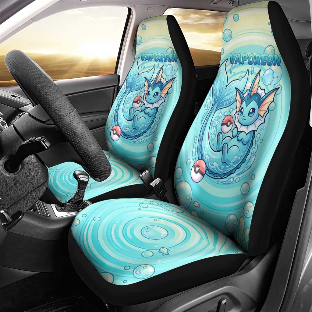 Vaporeon Car Seat Cover Dreamy Ocean Bubble Fantasy Art