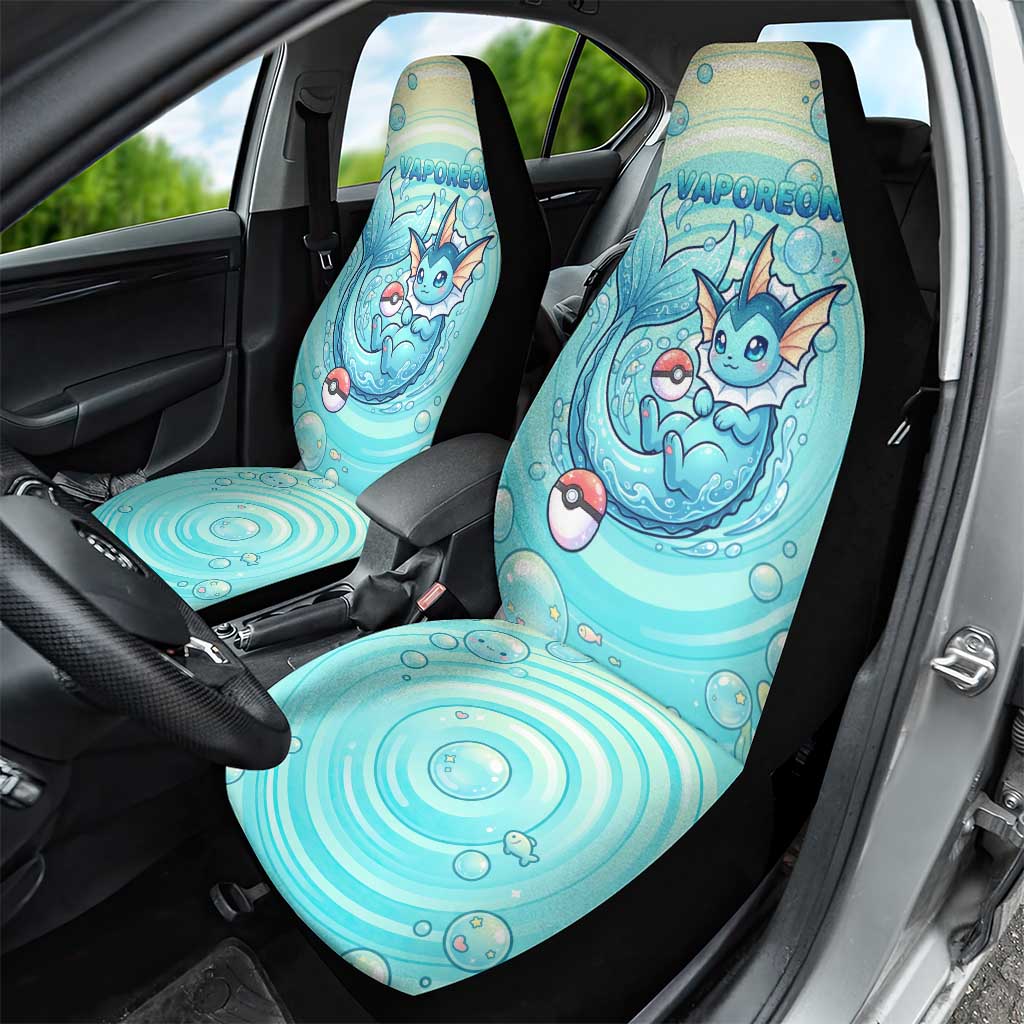 Vaporeon Car Seat Cover Dreamy Ocean Bubble Fantasy Art