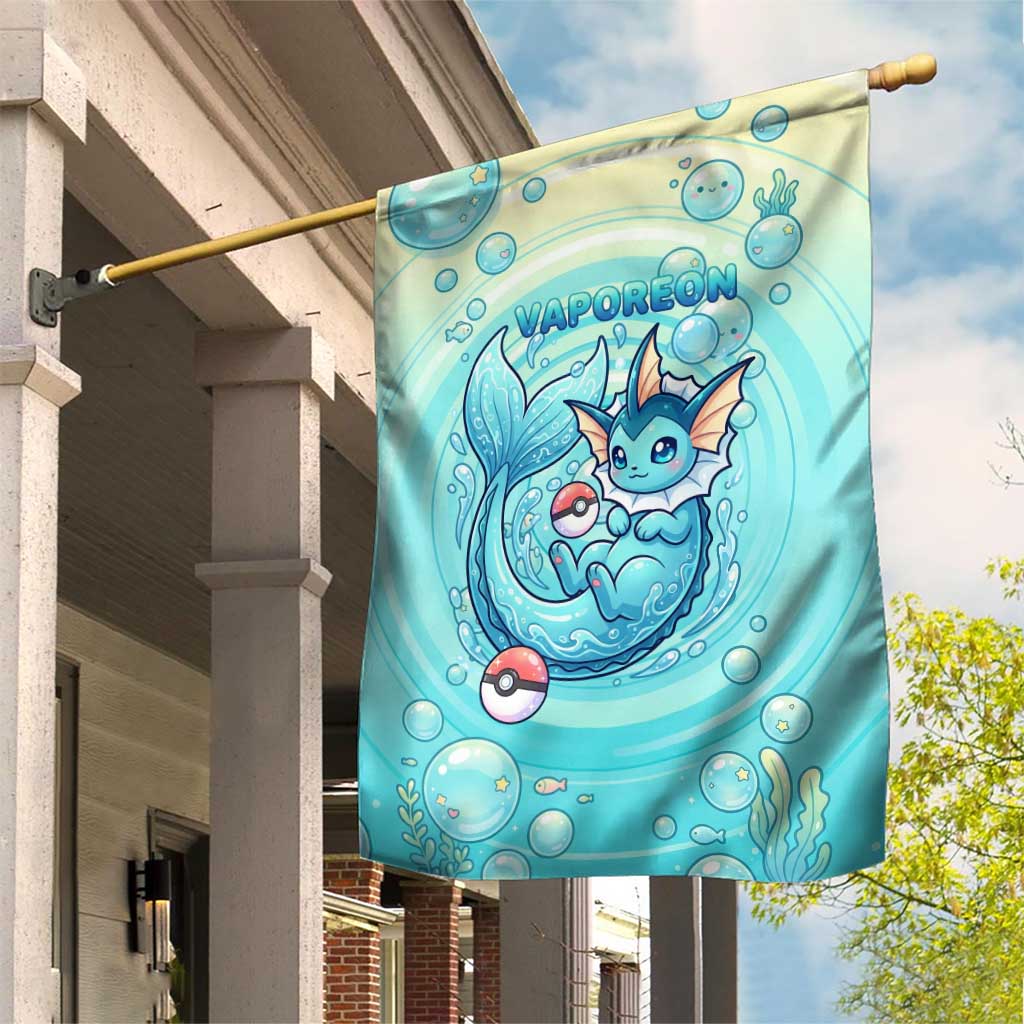 Vaporeon Garden Flag Dreamy Ocean Bubble Fantasy Art