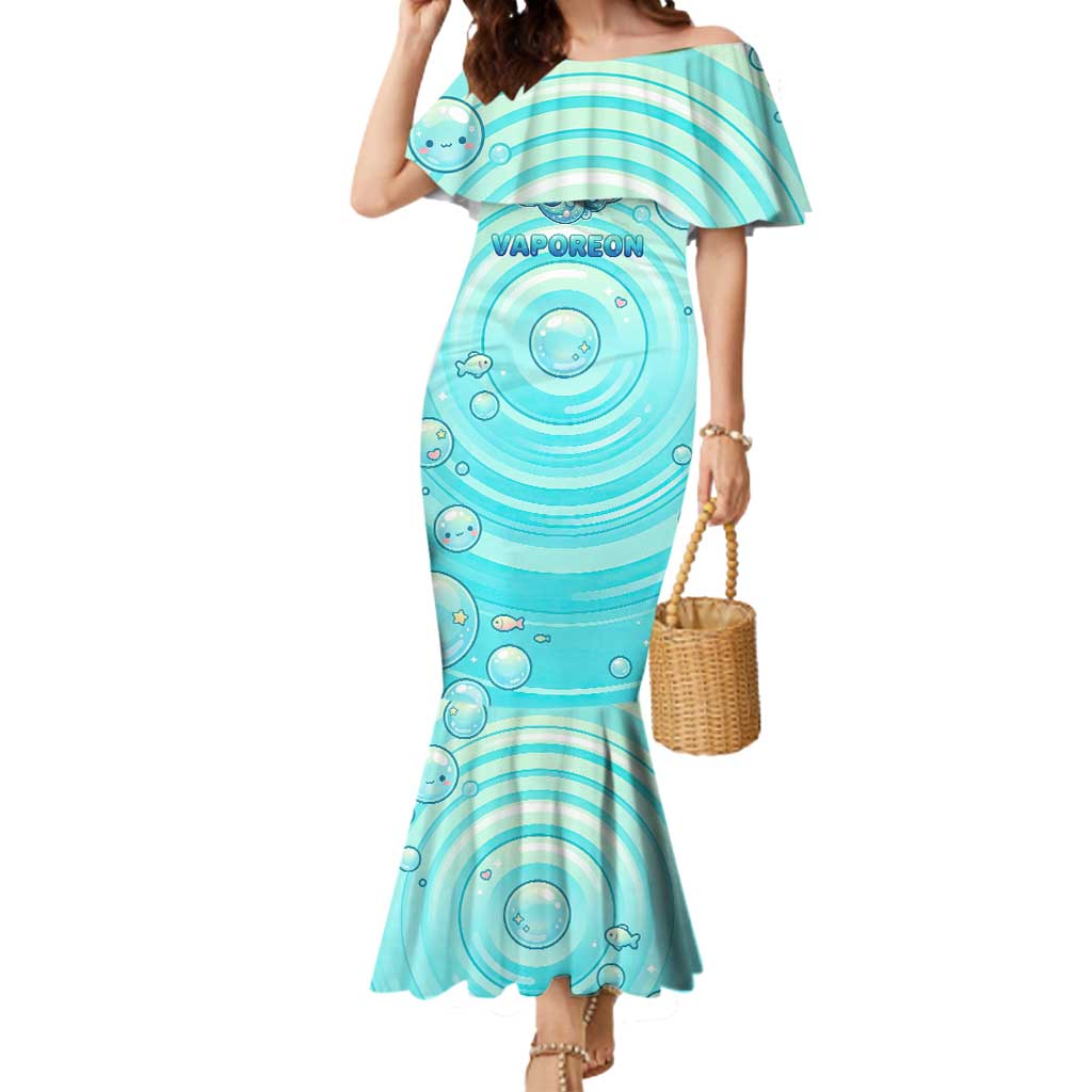 Vaporeon Mermaid Dress Dreamy Ocean Bubble Fantasy Art