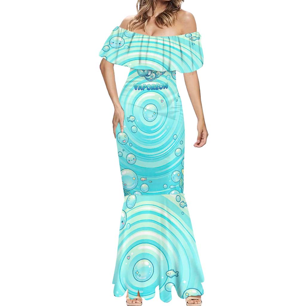 Vaporeon Mermaid Dress Dreamy Ocean Bubble Fantasy Art