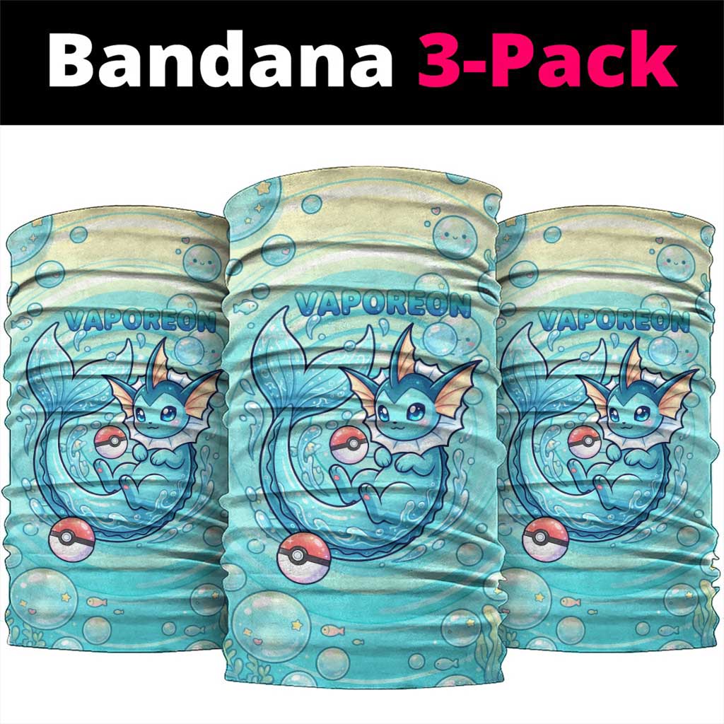 Vaporeon Neck Gaiter Dreamy Ocean Bubble Fantasy Art