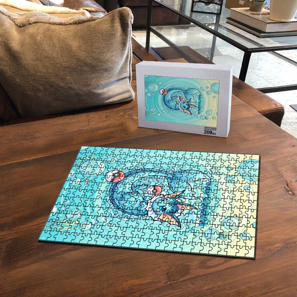 Vaporeon Puzzle Dreamy Ocean Bubble Fantasy Art