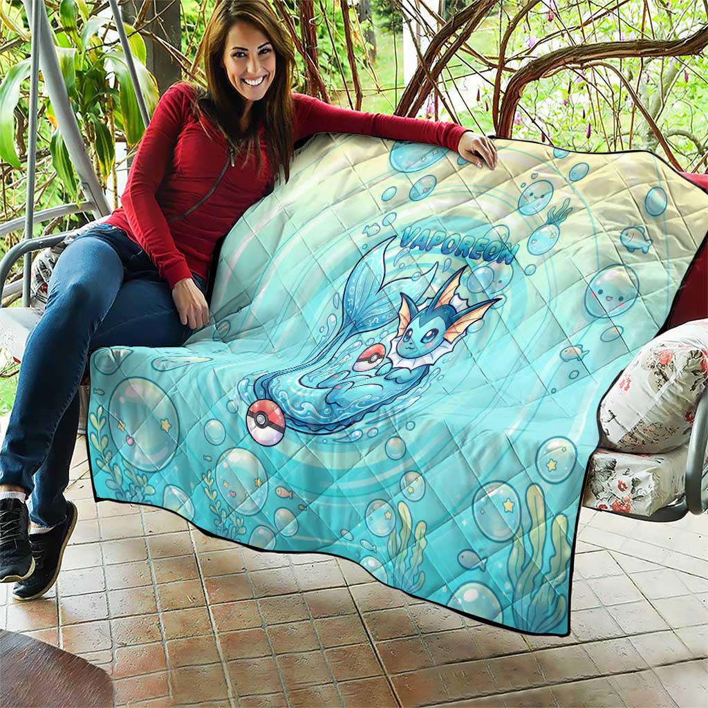 Vaporeon Quilt Dreamy Ocean Bubble Fantasy Art