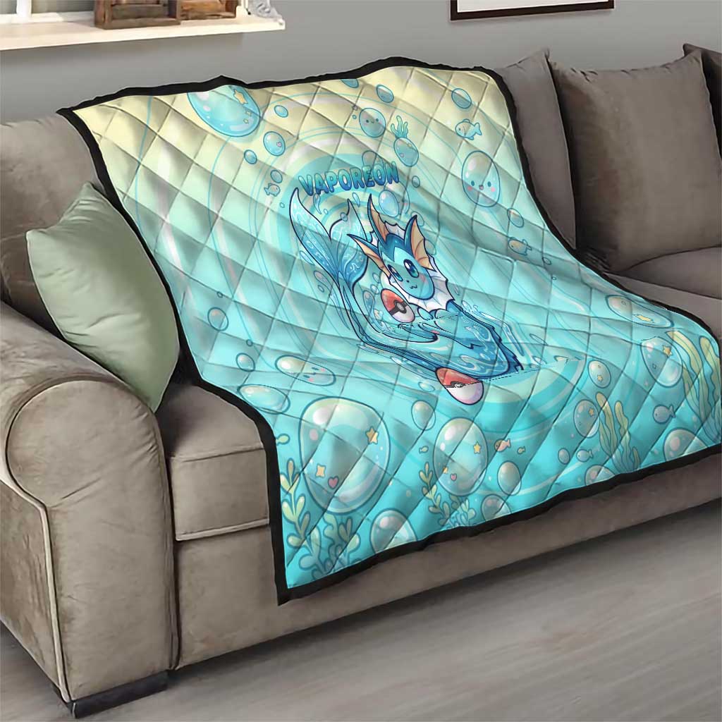 Vaporeon Quilt Dreamy Ocean Bubble Fantasy Art