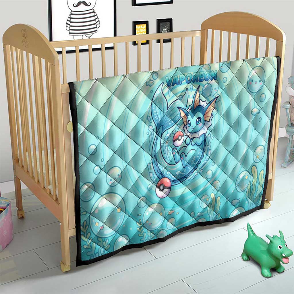 Vaporeon Quilt Dreamy Ocean Bubble Fantasy Art