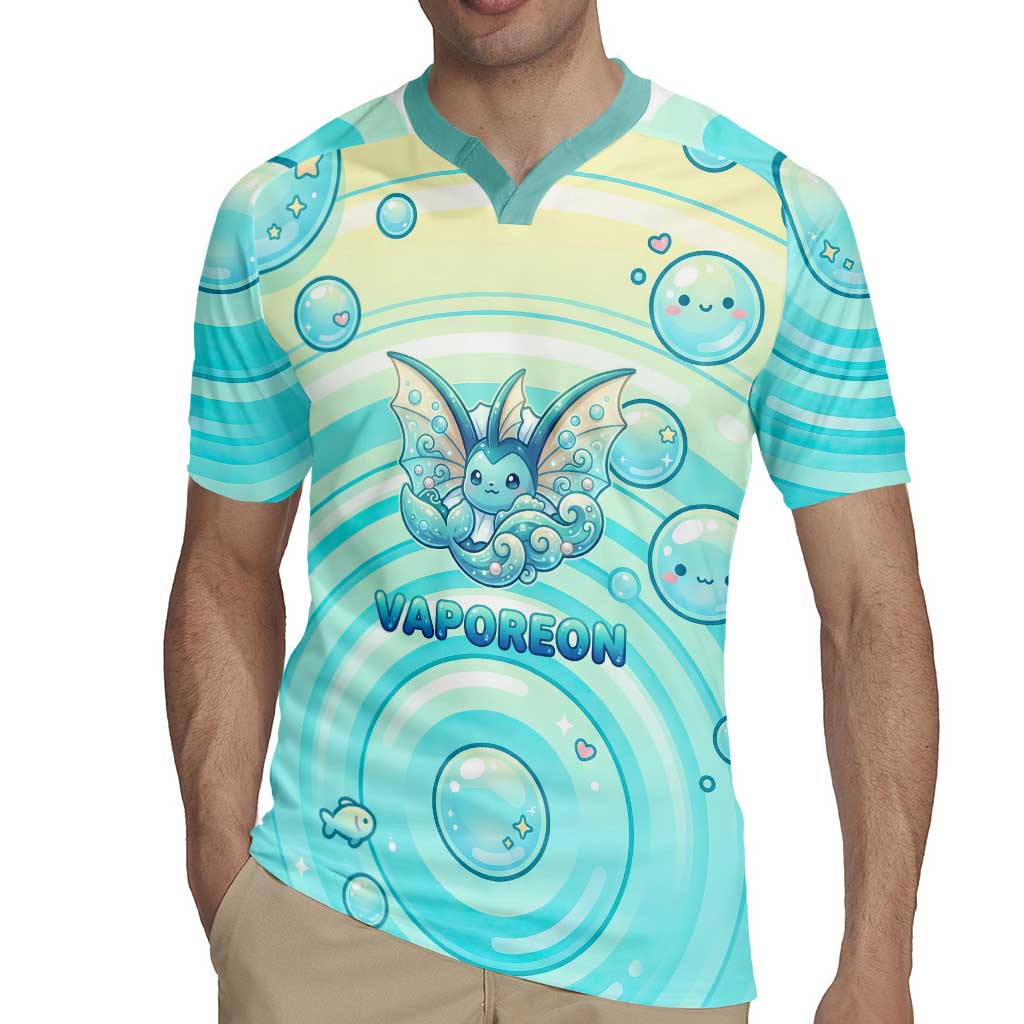 Vaporeon Rugby Jersey Dreamy Ocean Bubble Fantasy Art