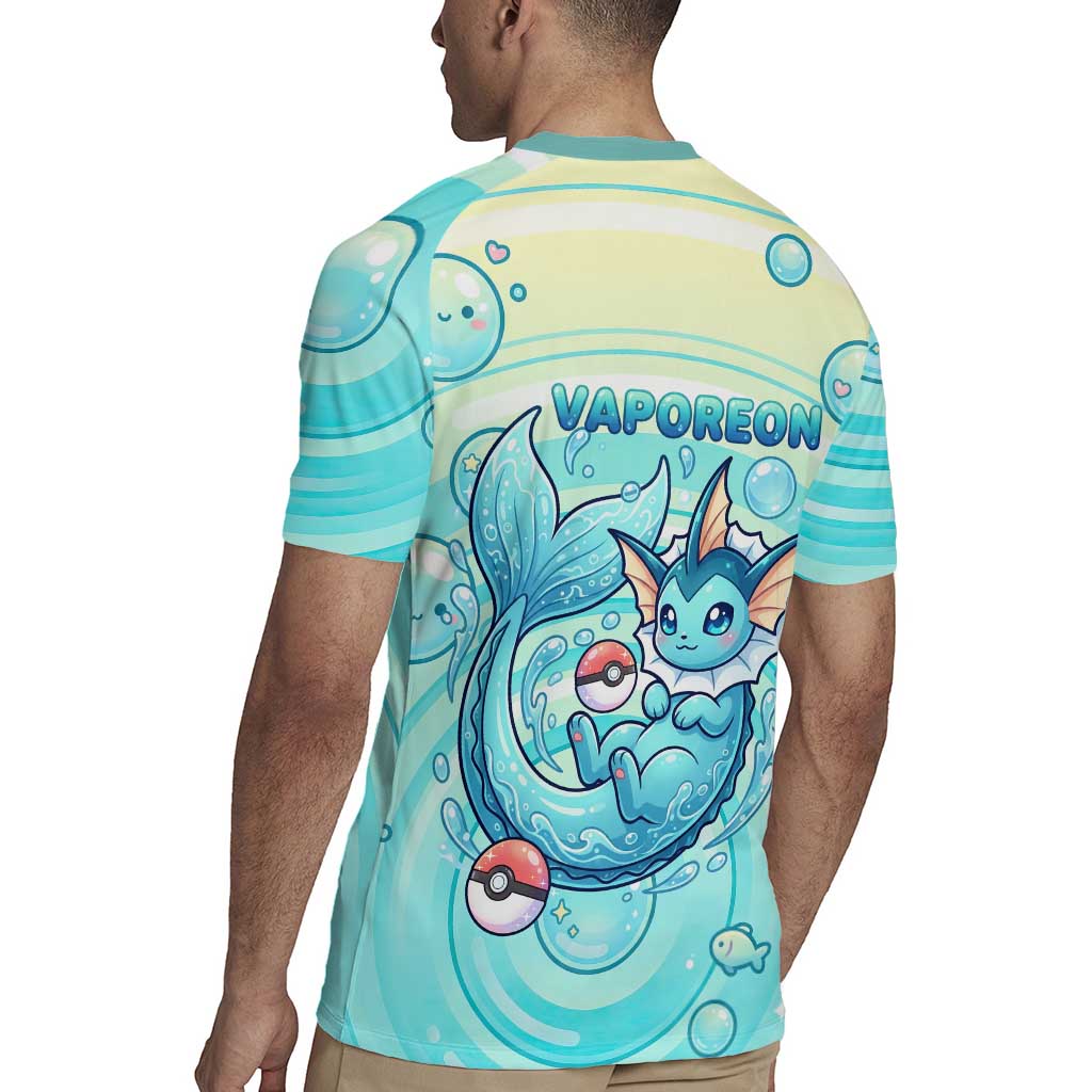 Vaporeon Rugby Jersey Dreamy Ocean Bubble Fantasy Art