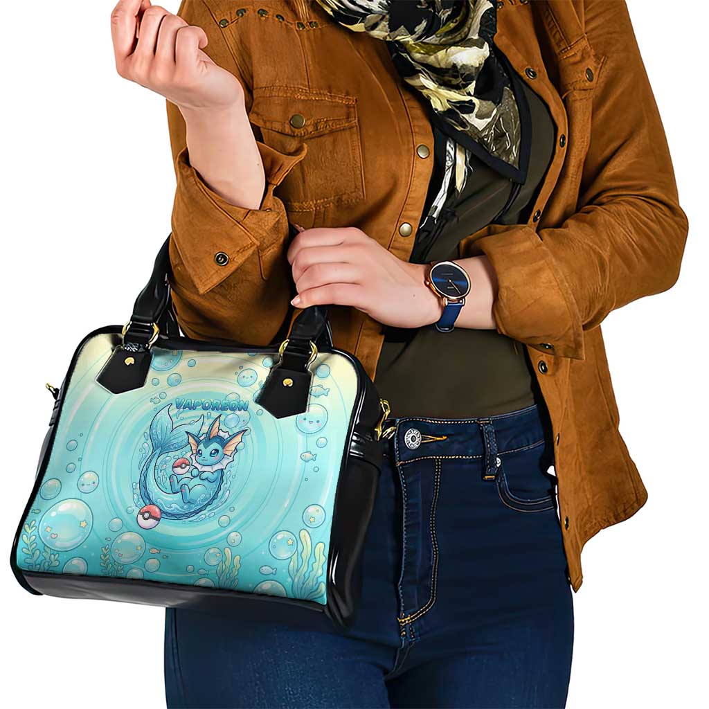 Vaporeon Shoulder Handbag Dreamy Ocean Bubble Fantasy Art