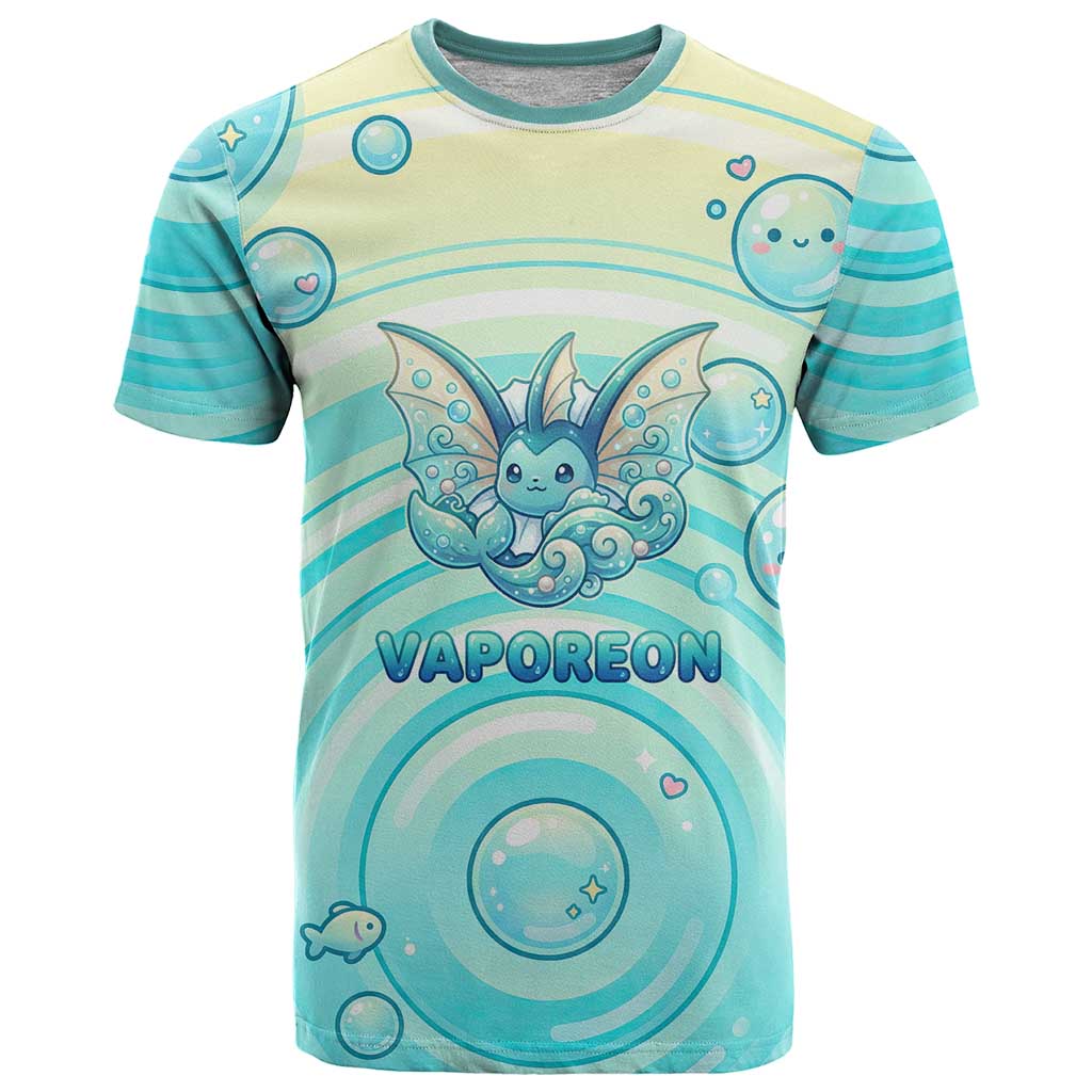 Vaporeon T Shirt Dreamy Ocean Bubble Fantasy Art