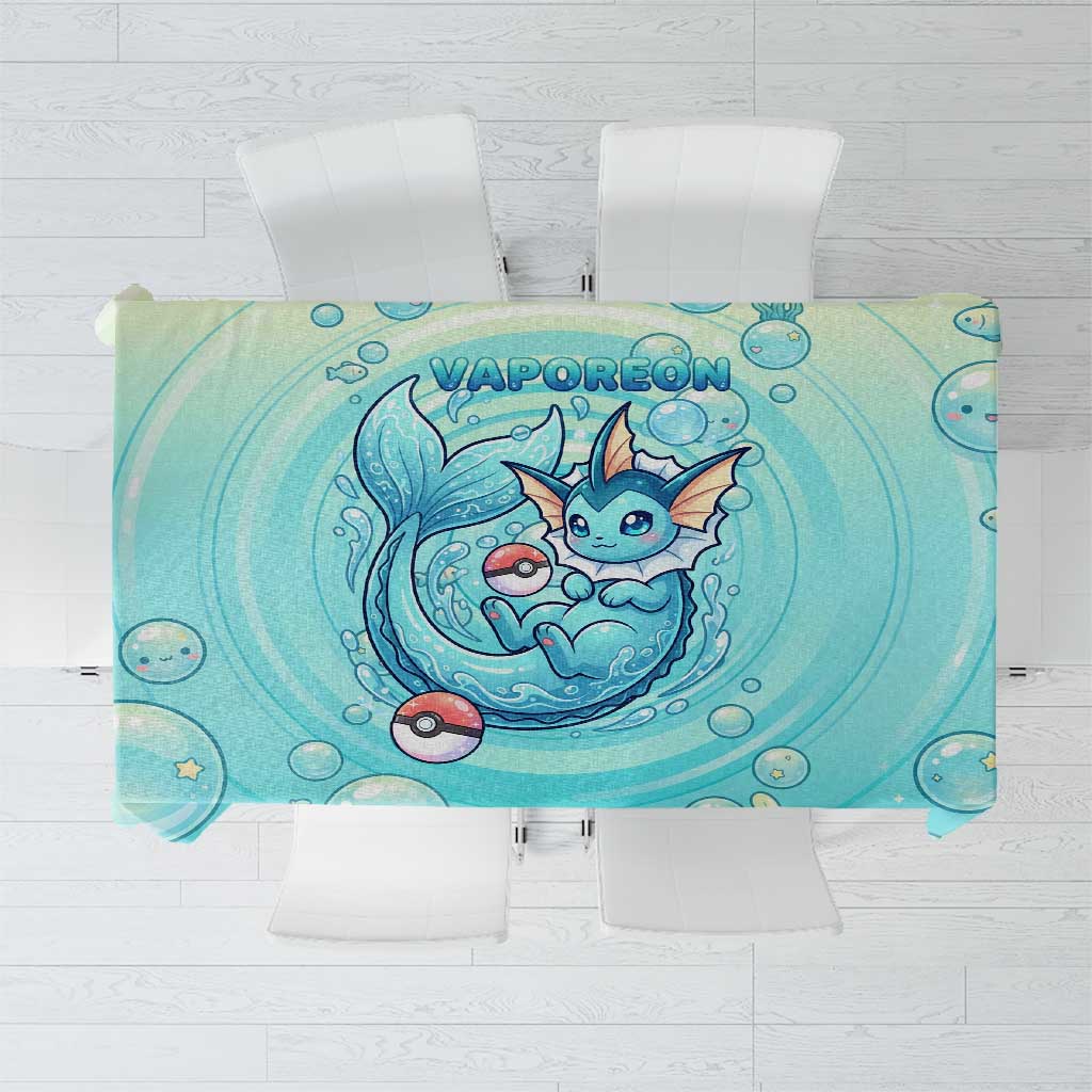 Vaporeon Tablecloth Dreamy Ocean Bubble Fantasy Art