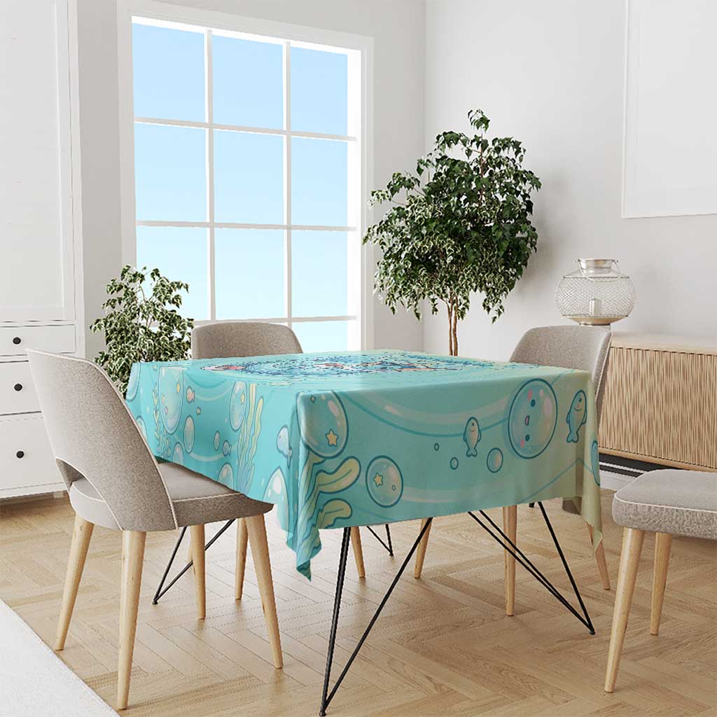Vaporeon Tablecloth Dreamy Ocean Bubble Fantasy Art