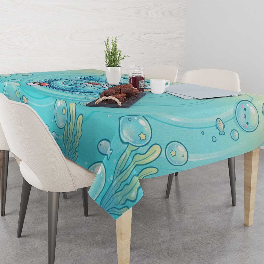 Vaporeon Tablecloth Dreamy Ocean Bubble Fantasy Art