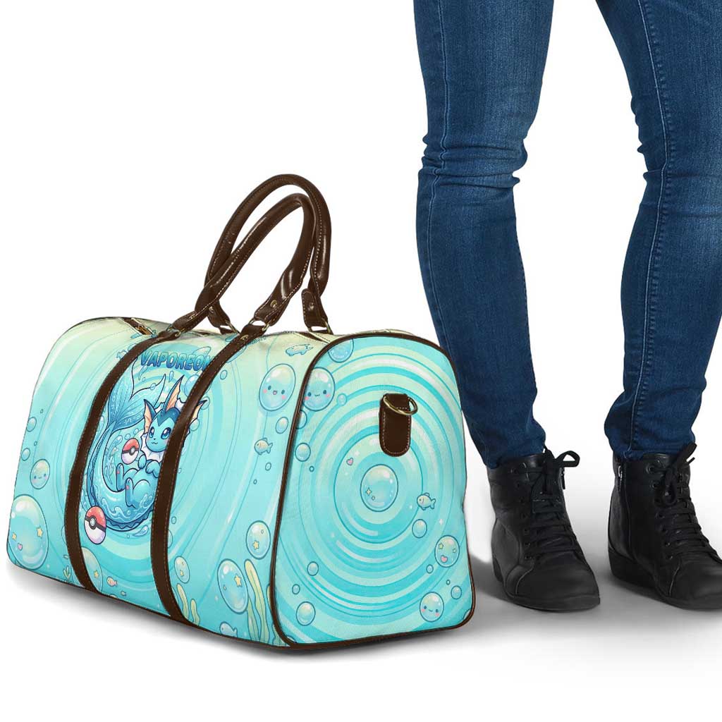 Vaporeon Travel Bag Dreamy Ocean Bubble Fantasy Art