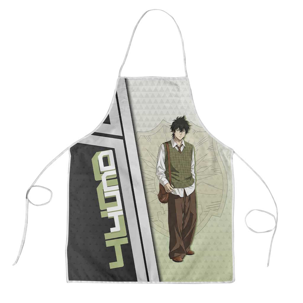 Black Clover Yuno Apron Vintage Scholar Anime Style