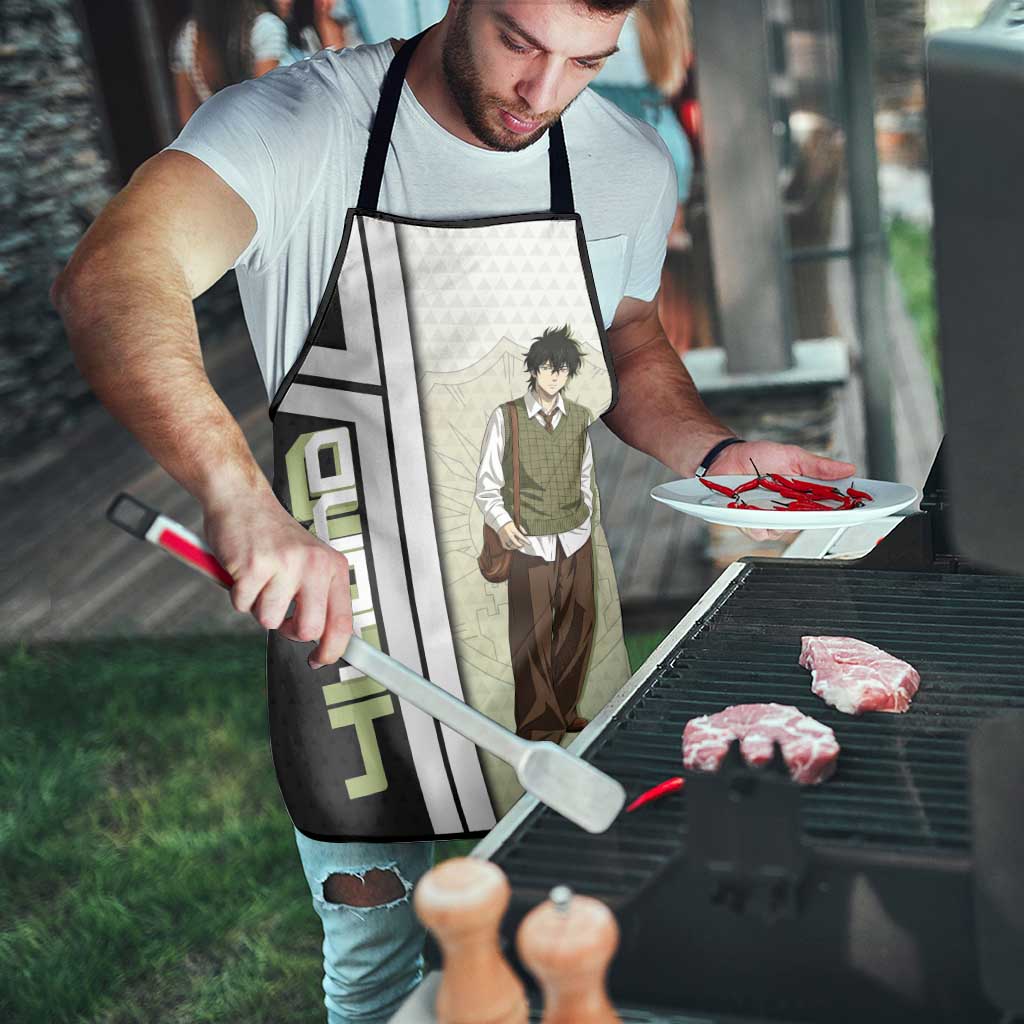 Black Clover Yuno Apron Vintage Scholar Anime Style