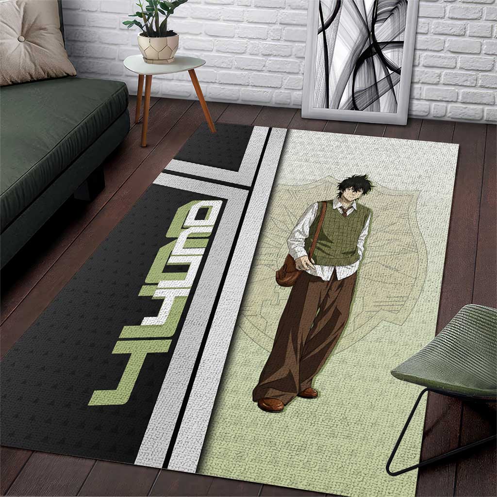 Black Clover Yuno Area Rug Vintage Scholar Anime Style