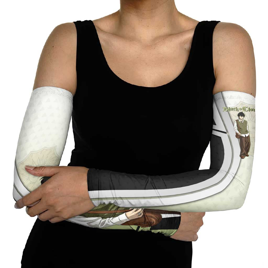 Black Clover Yuno Arm Sleeves Vintage Scholar Anime Style