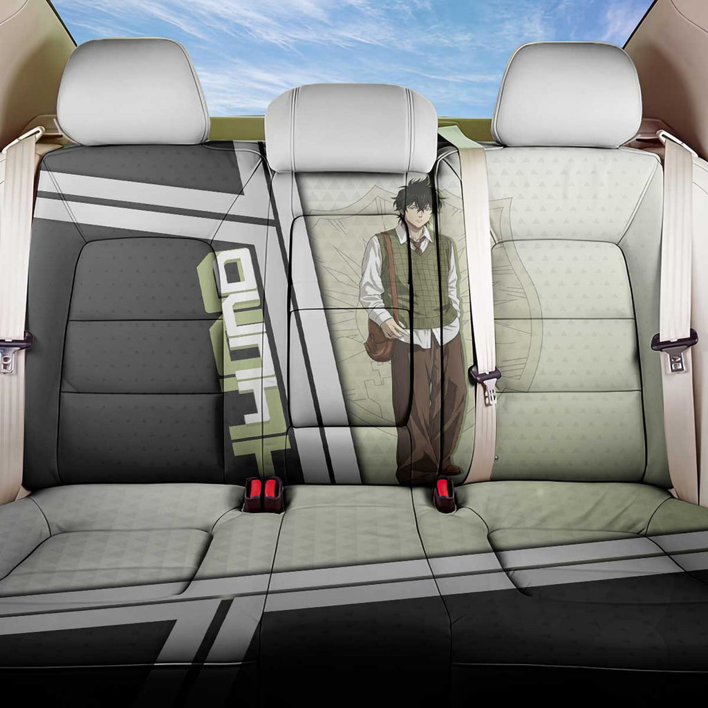 Black Clover Yuno Back Car Seat Cover Vintage Scholar Anime Style