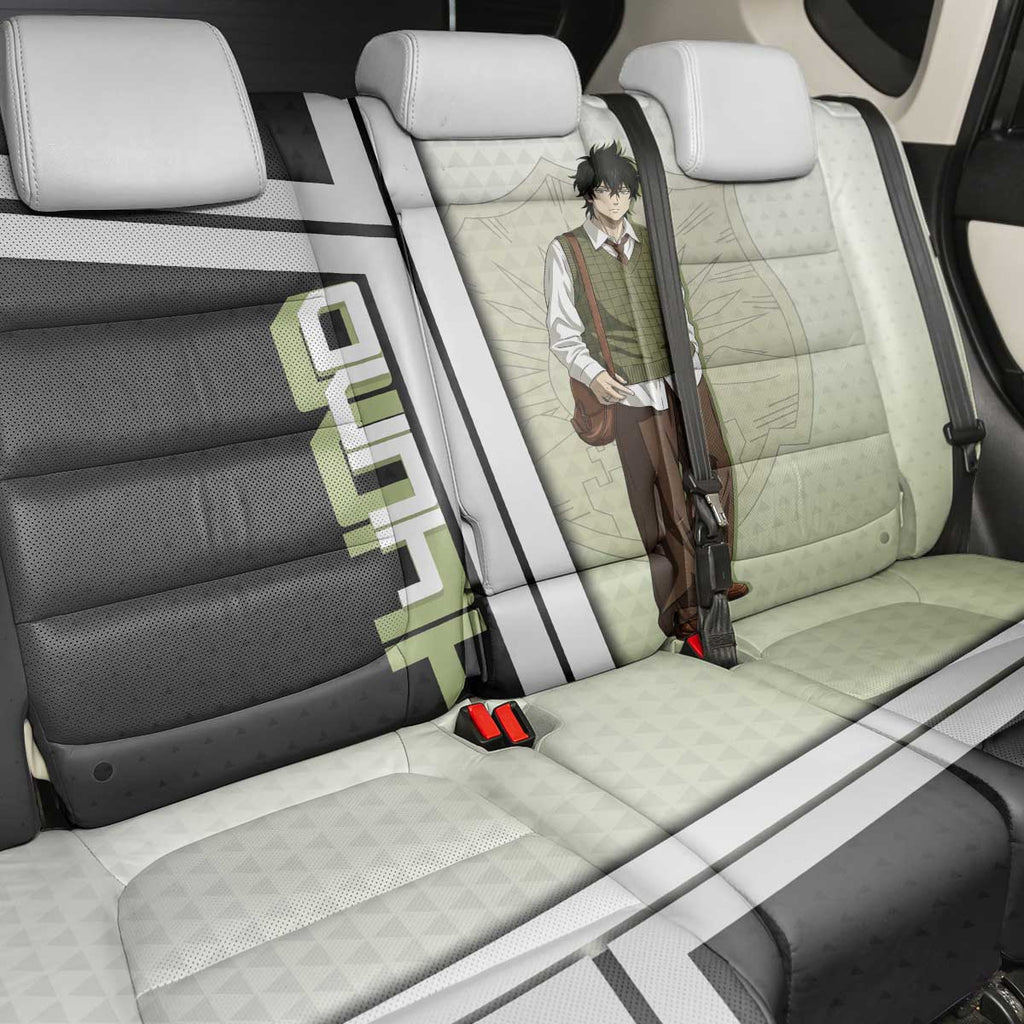 Black Clover Yuno Back Car Seat Cover Vintage Scholar Anime Style