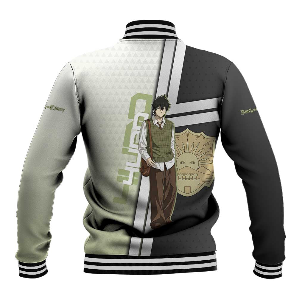 Black Clover Yuno Baseball Jacket Vintage Scholar Anime Style
