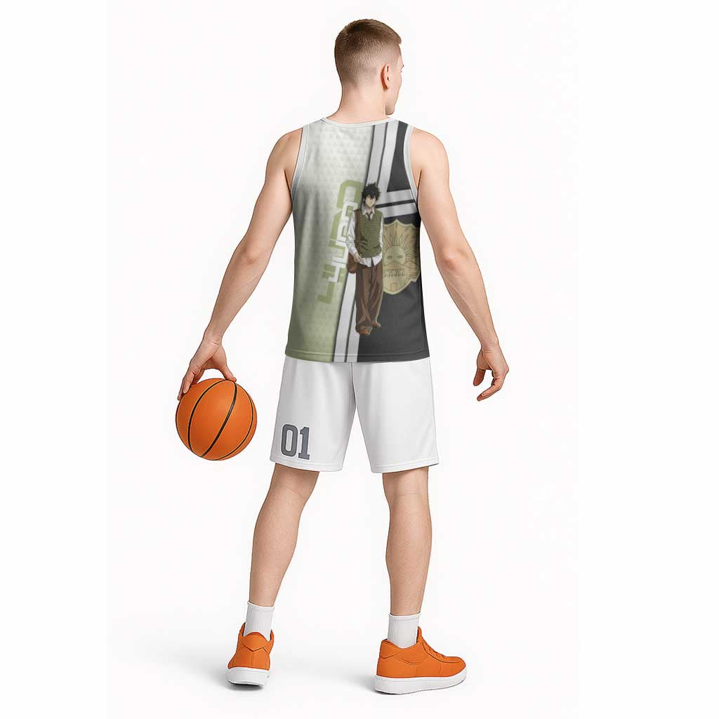 Black Clover Yuno Basketball Jersey Vintage Scholar Anime Style