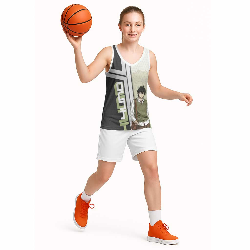Black Clover Yuno Basketball Jersey Vintage Scholar Anime Style