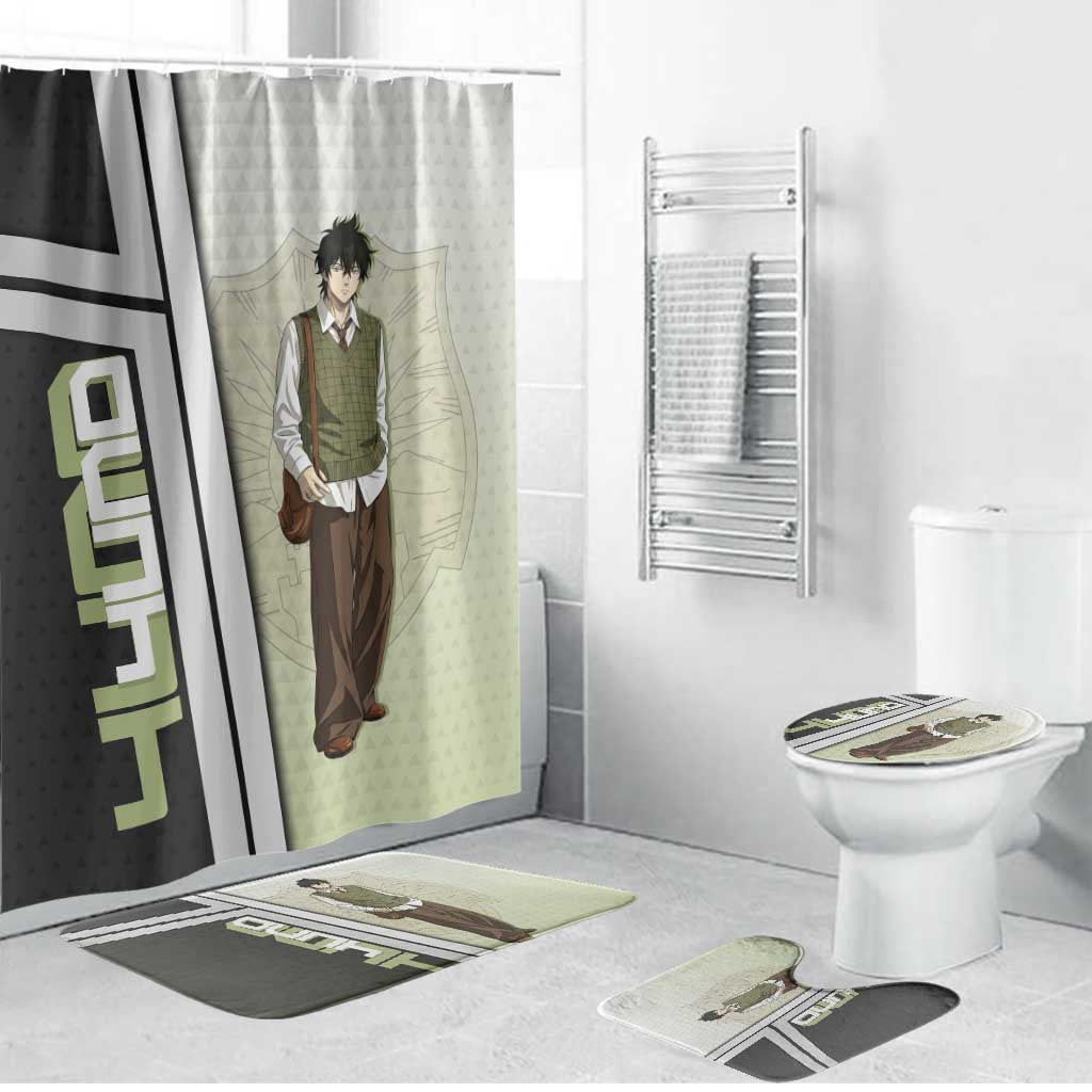 Black Clover Yuno Bathroom Set Vintage Scholar Anime Style