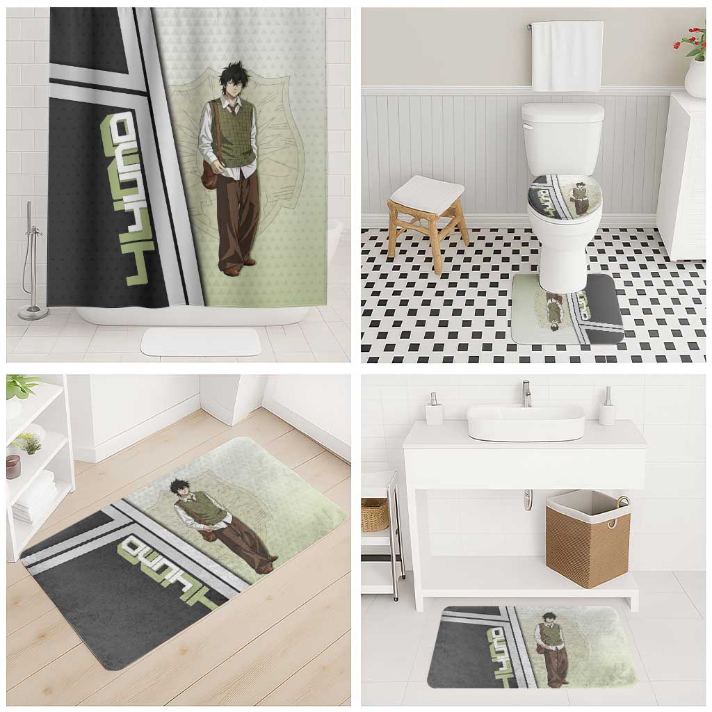 Black Clover Yuno Bathroom Set Vintage Scholar Anime Style