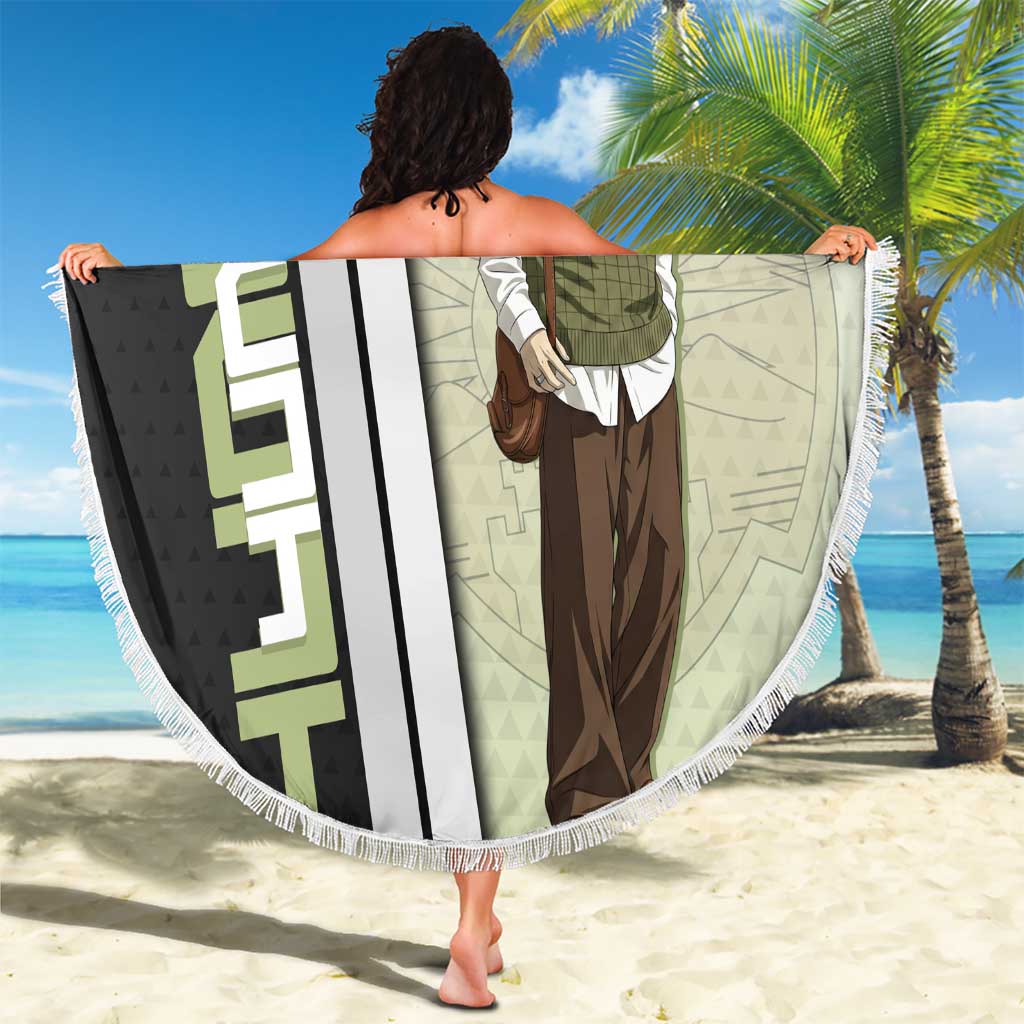 Black Clover Yuno Beach Blanket Vintage Scholar Anime Style