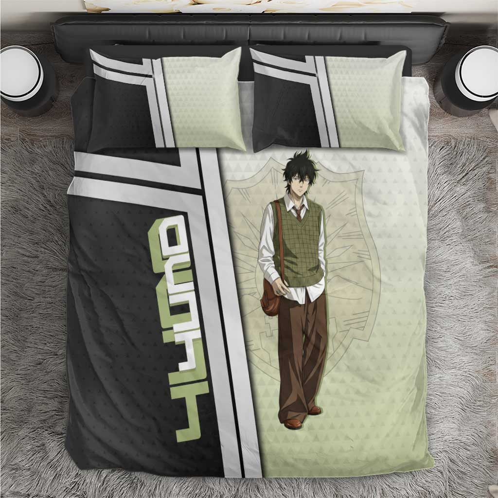 Black Clover Yuno Bedding Set Vintage Scholar Anime Style