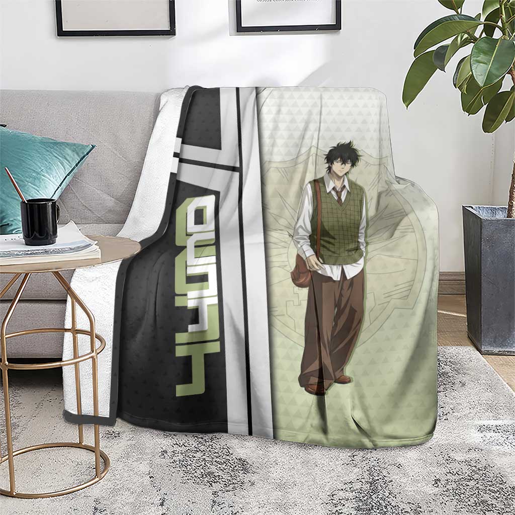 Black Clover Yuno Blanket Vintage Scholar Anime Style